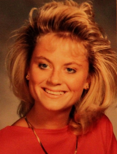 Young Amy Poehler before she was famous yearbook picture